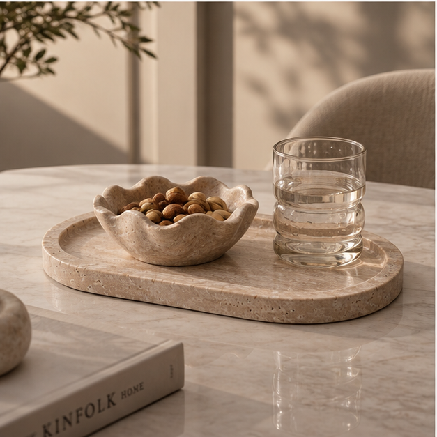 Travertine Marble Tray