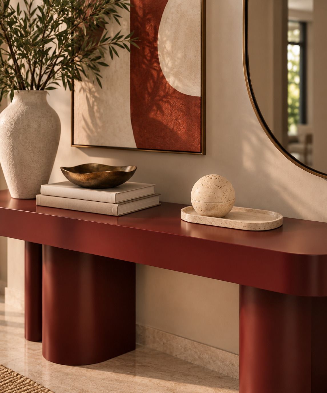Travertine Marble Tray