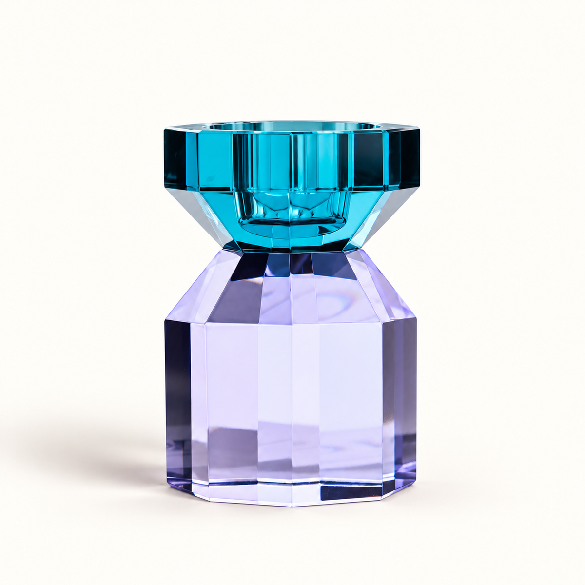 Iris Candle Holder - Teal