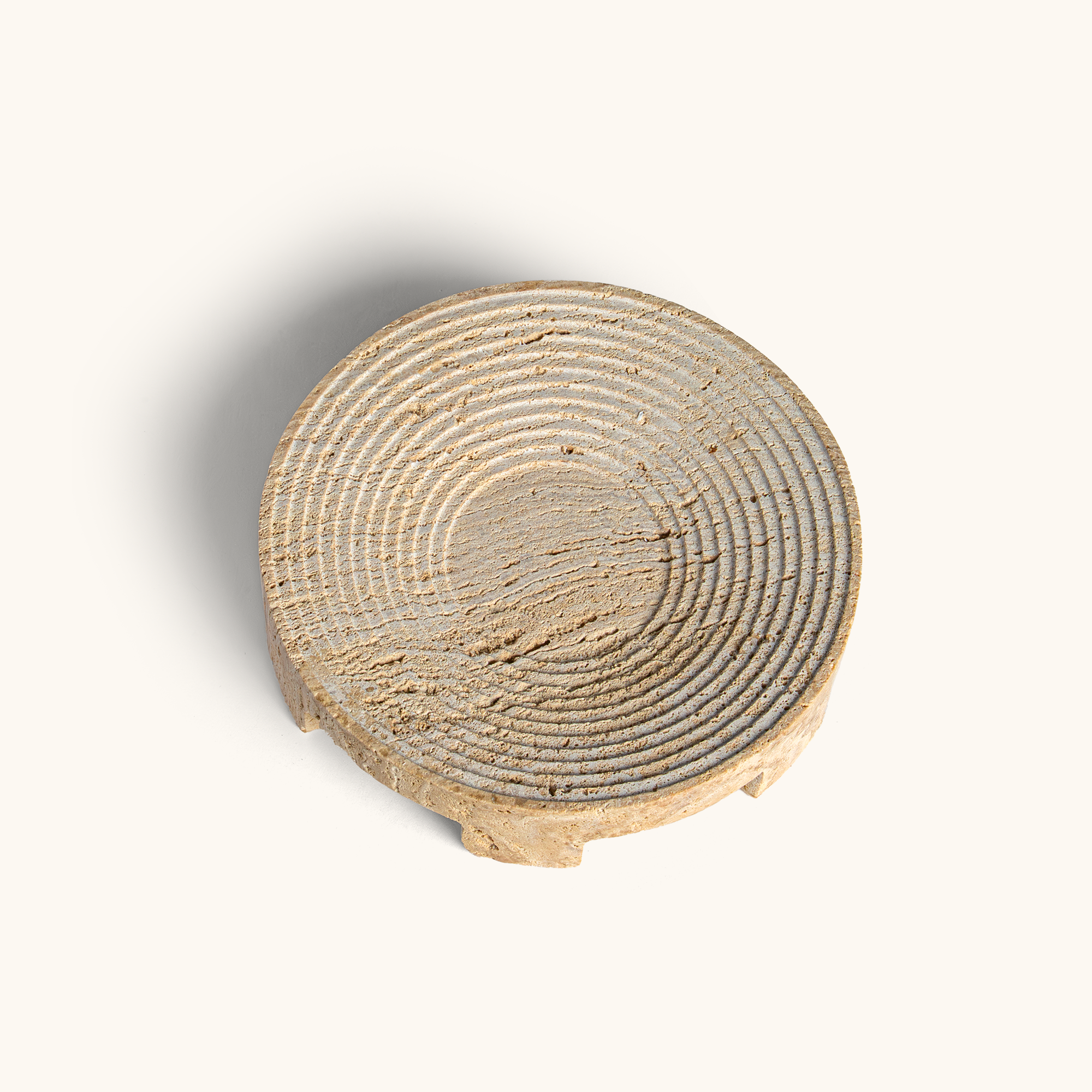 Roman Travertine Bowl (Round)
