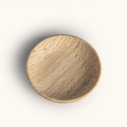Travertine Center Piece Bowl
