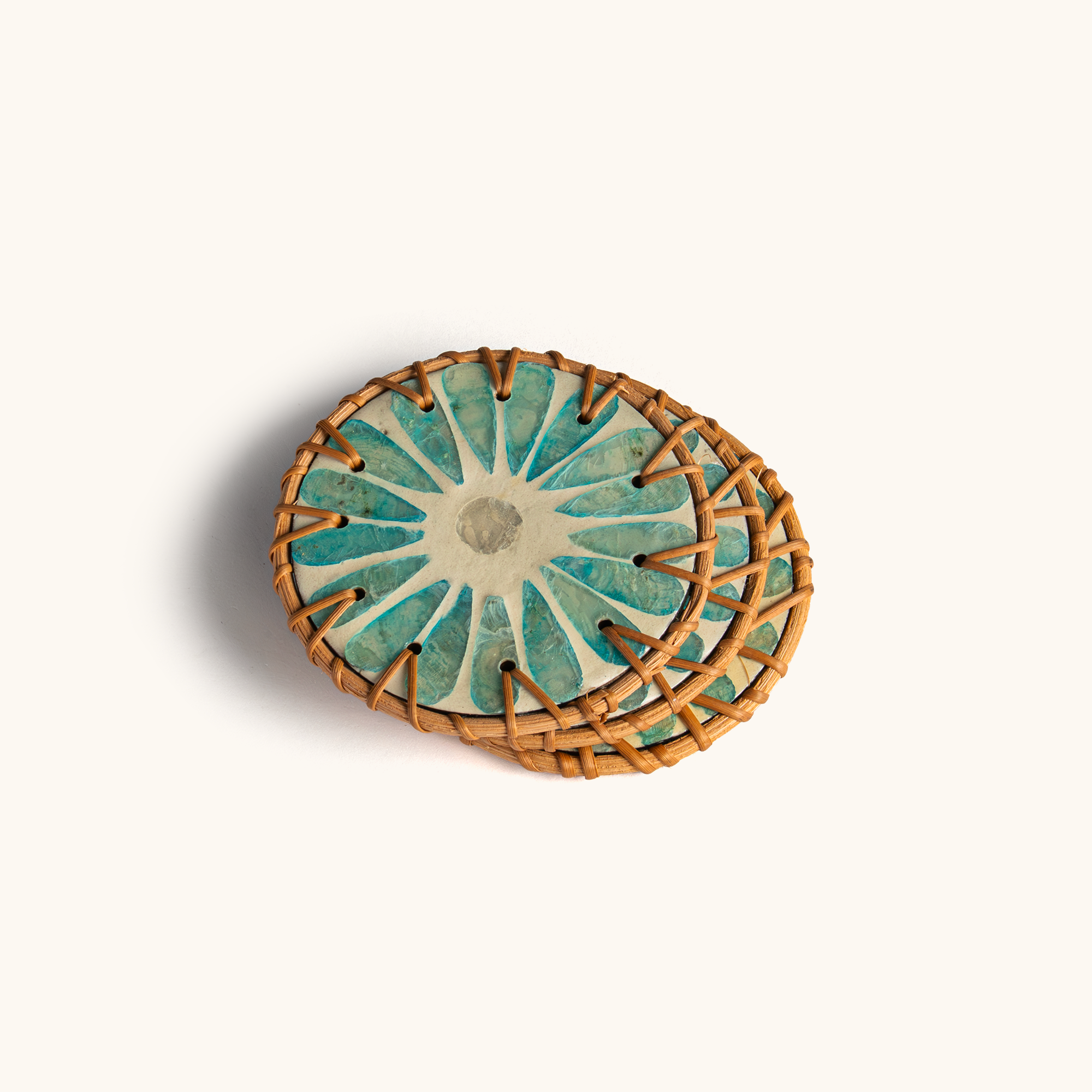 Mother of Pearl Coasters - set of 3