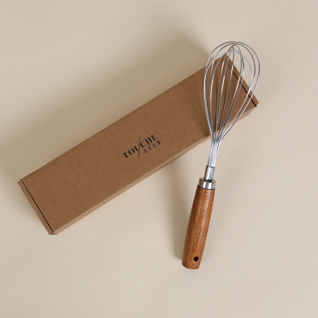 Wood & Steel Whisk – touche déco